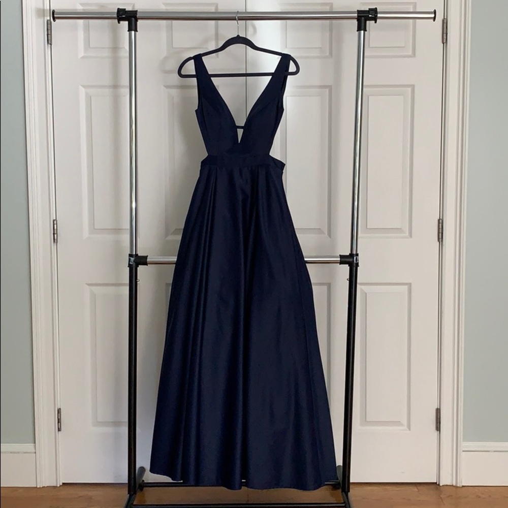 Navy Blue Prom Dress